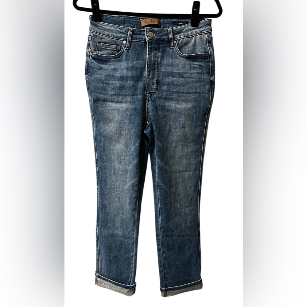 Judy Blue High Rise Straight Leg crop Jeans Size 9/29